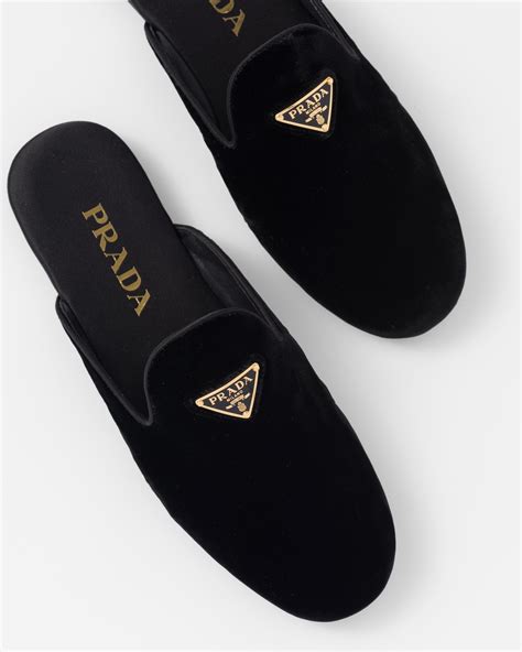 prada metallic leather slipper|prada slippers fur.